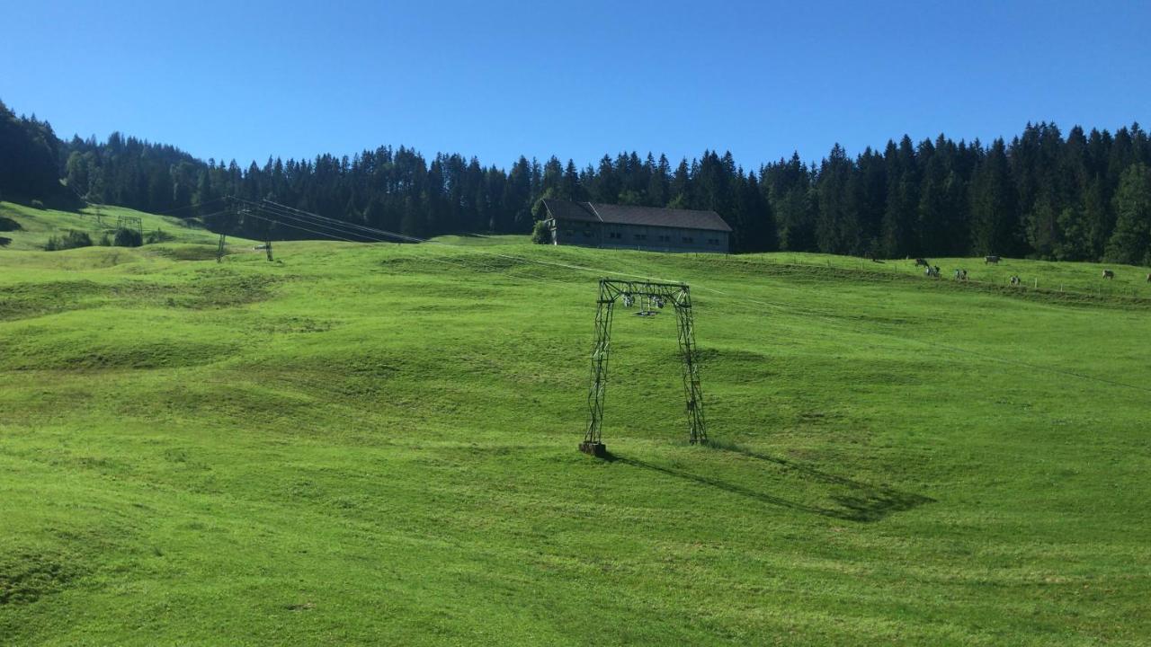Ferienwohnung Morgentau Am Rande Der Wildnis Sibratsgfäll Extérieur photo
