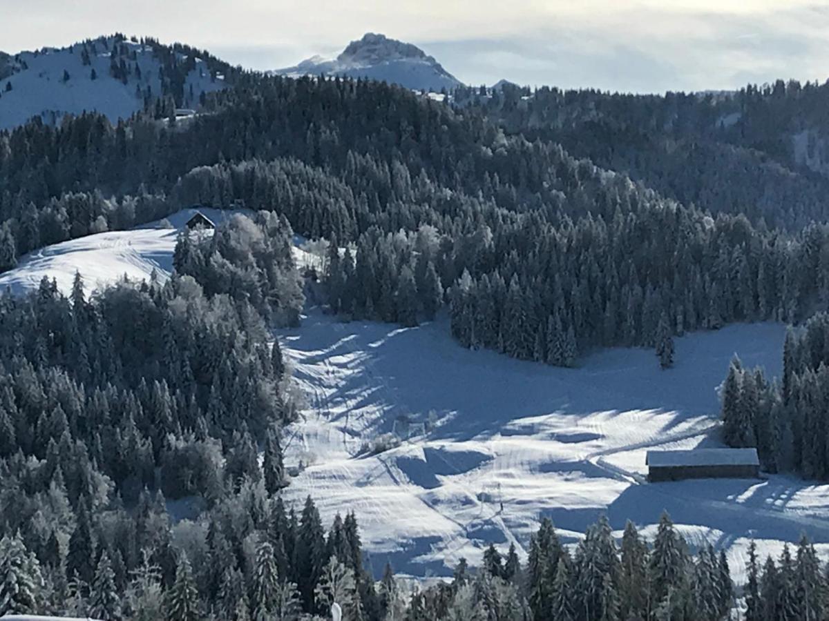 Ferienwohnung Morgentau Am Rande Der Wildnis Sibratsgfäll Extérieur photo