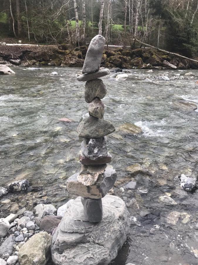 Ferienwohnung Morgentau Am Rande Der Wildnis Sibratsgfäll Extérieur photo